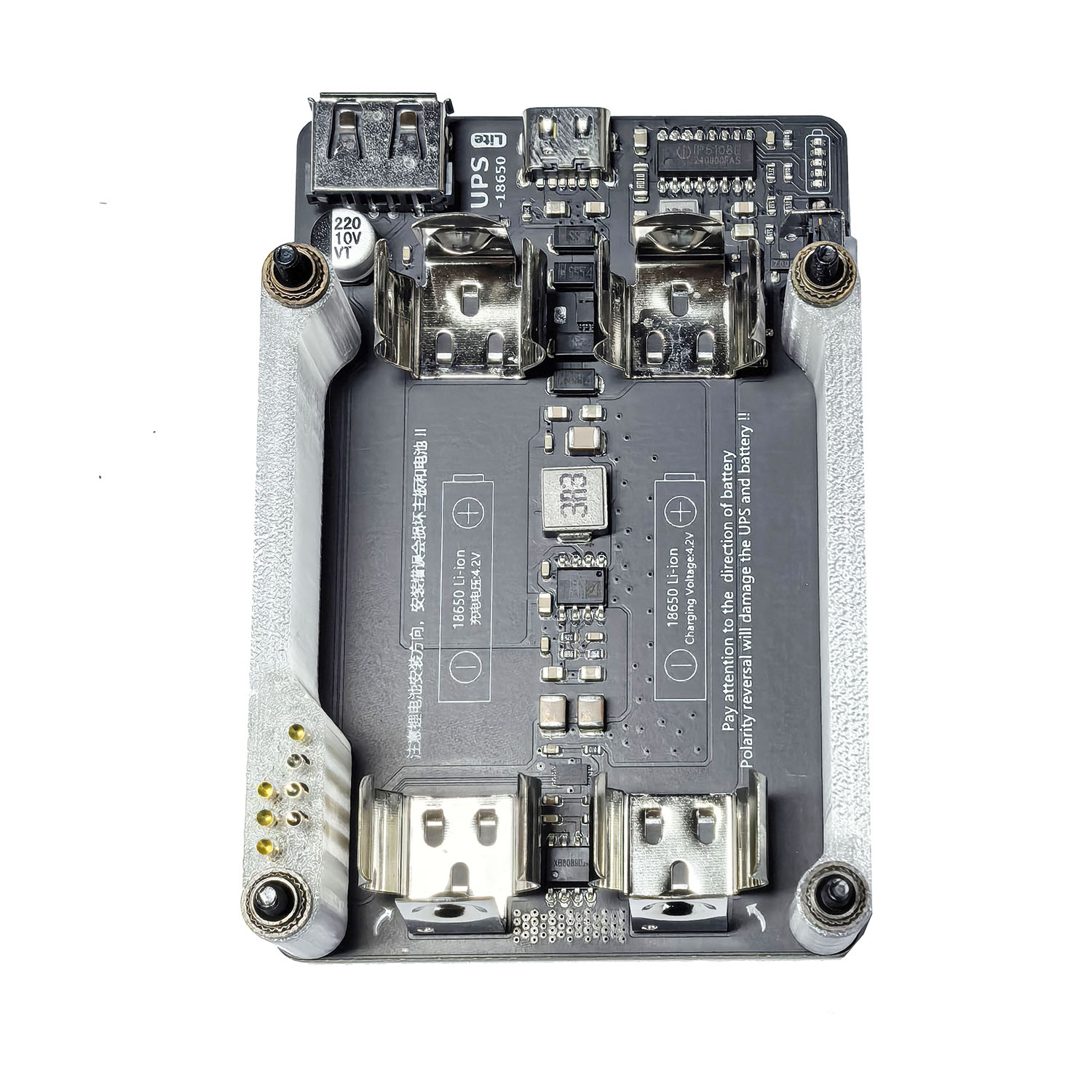 Raspberry Pi 4B 3B+ 3B 5V 3A U - огляд і ціна Raspberry Pi Uninterrupted Power Supply Ups 18650