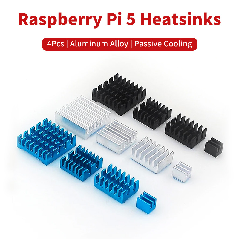 4Pcs Raspberry Pi 5 Heatsinks  - огляд і ціна Raspberry Pi Water Cooling Kit